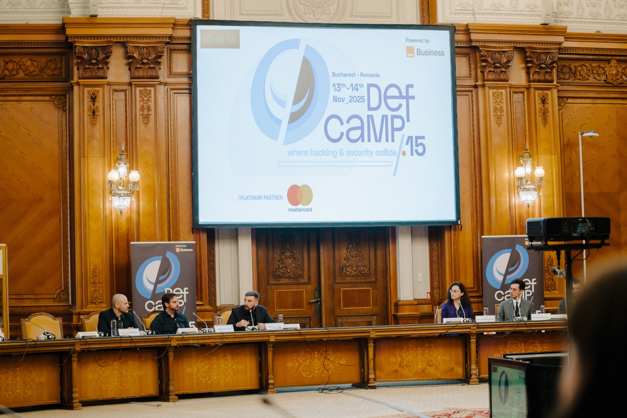 Panel discussions at DefCamp 2025